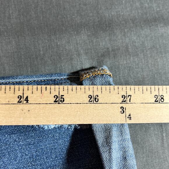 McGuire Pirelli Ankle Roll Jeans Women Size 26 Blue Medium Wash Denim Distressed - Picture 9 of 11